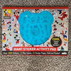 RARE Mickey Mouse 90 Years Of Magic Giant Sticker Activity Pad 1000 Stickers